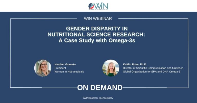Gender Disparity in Nutritional Science Webinar on Demand